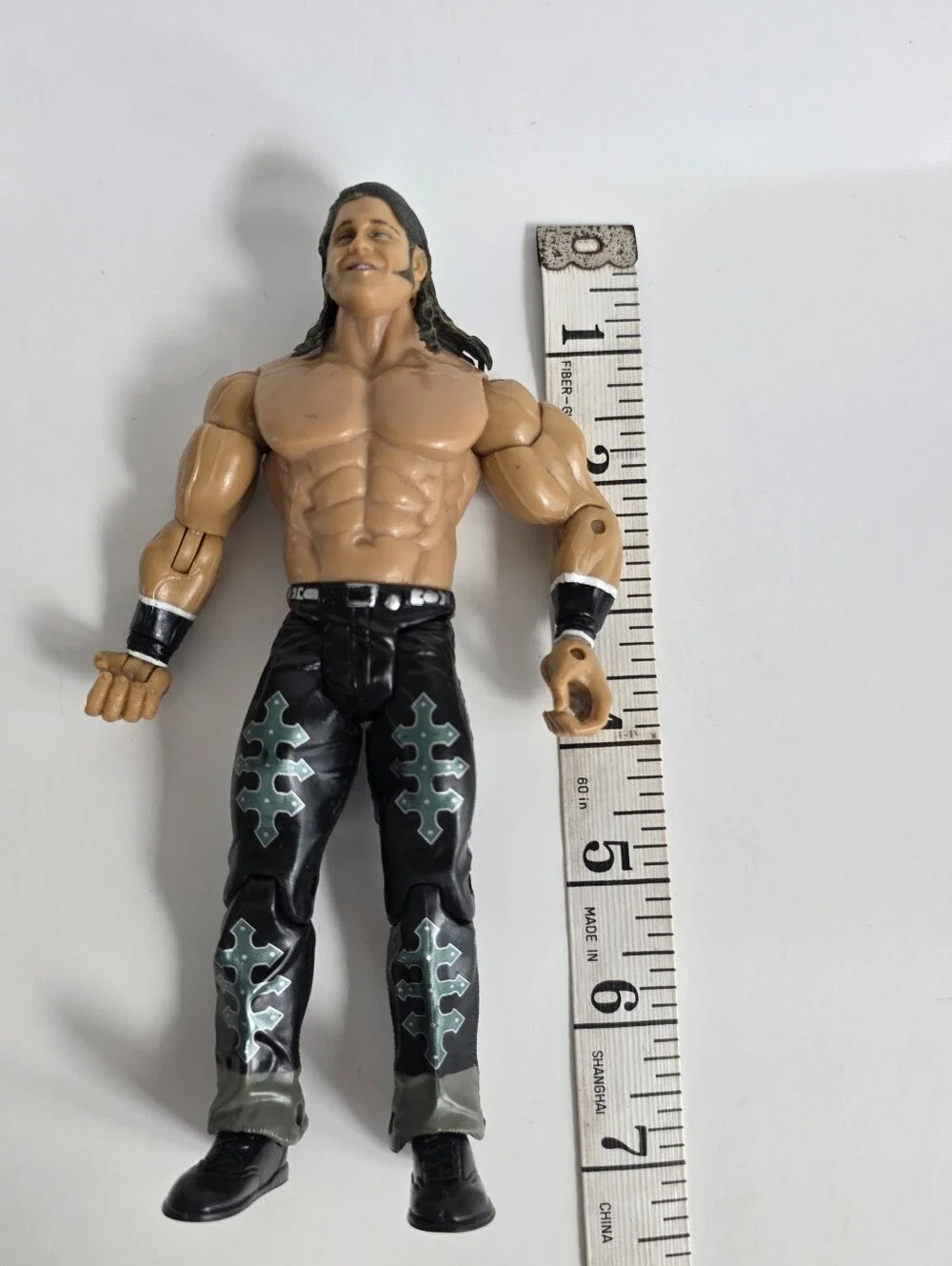 Vintage WWF WWE 2003 Jakks Pacific John Morrison Wrestling Toy Action Figure